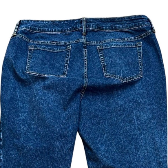 Torrid Boyfriend‎ Straight Vintage Stretch Denim Jeans Size 16R Dark Wash Casual - Picture 4 of 7